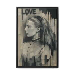 Canvas Print „Silent Resolve“ –  Framed Art Print