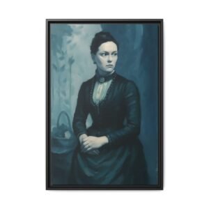 Canvas Print "Moody Woman", Framed Art Print