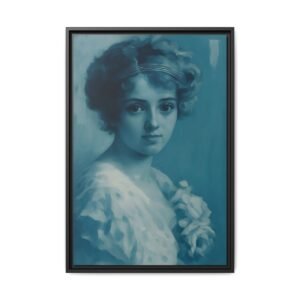 Canvas Print "Blues Portrait", Framed Art Print